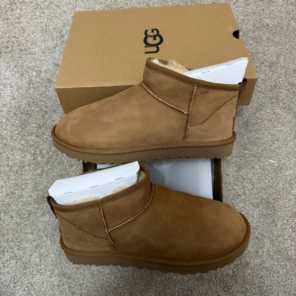 Ugg Classic Ultra Mini in Chestnut - Size 10
